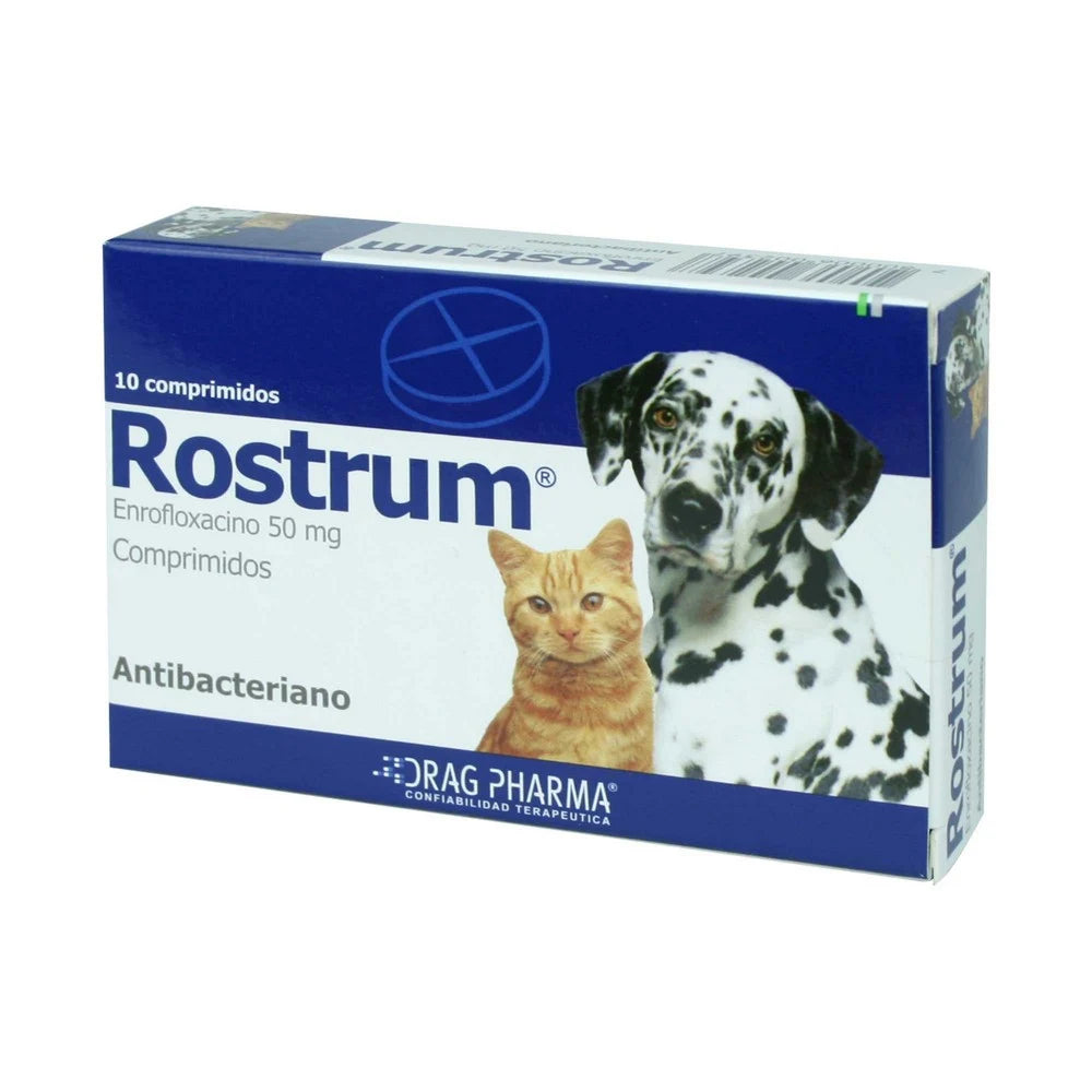 Rostrum 50 mg 10 comprimidos – Antibacteriano de Amplio Espectro