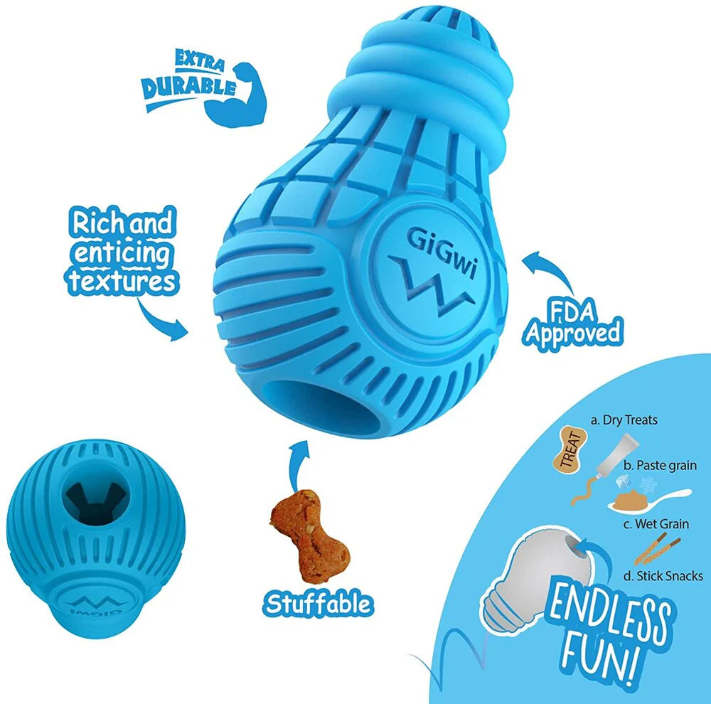Juguete Bulb Rubber Small Gigwi para Perros