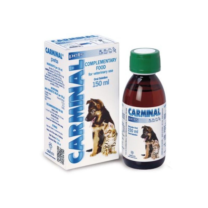 Carminal Pets – Suplemento Nutricional Digestivo para Perros y Gatos (150 ml)