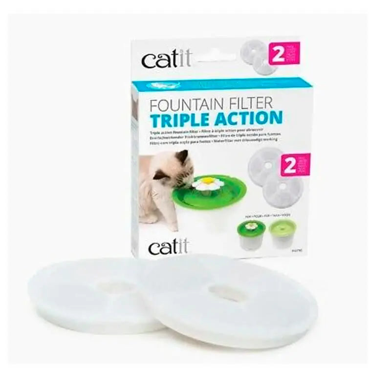 Repuesto Filtro Fuente Flor LED 2 unidades - Catit
