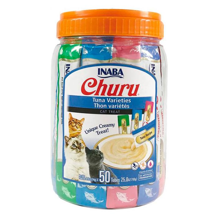 Snack Ciao Churu Cremoso para Gatos – Pack 50 Tubos Sabor Atun