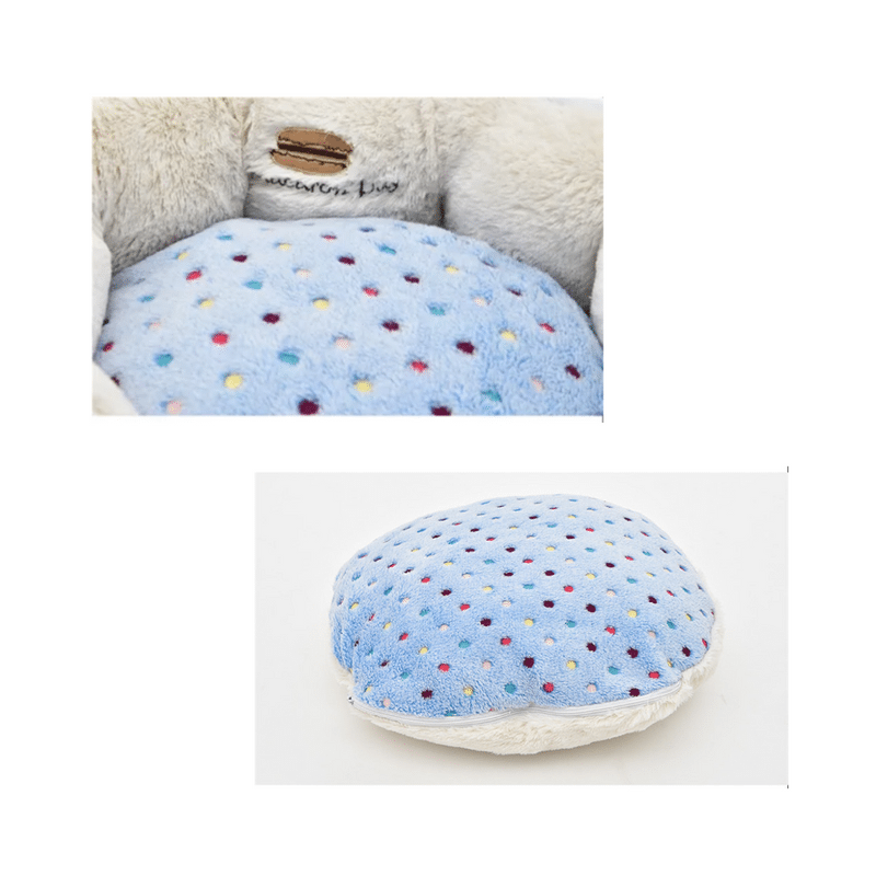 Cama Puntos Celeste Mediana - VFP