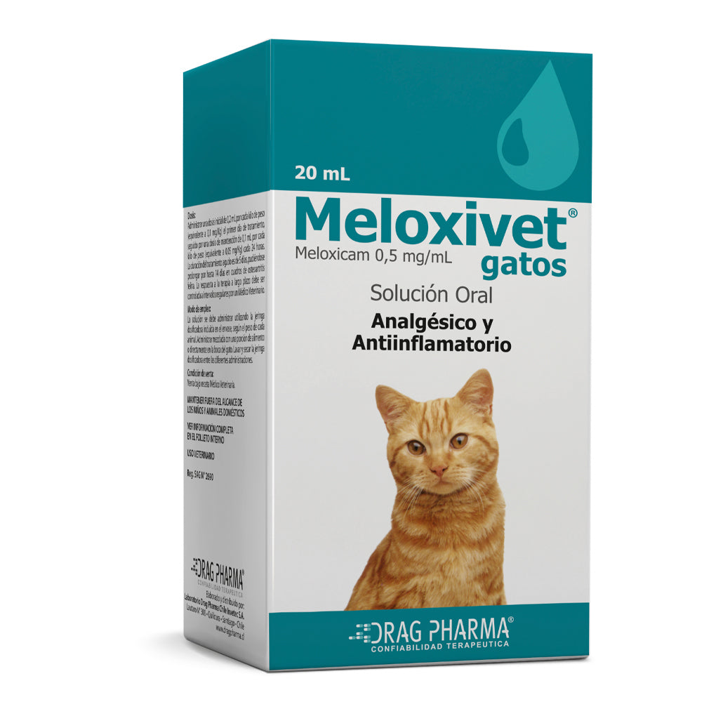 Meloxivet Gato 0,5 mg/mL – Solución Oral 20 ml