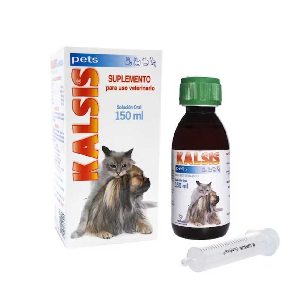 Kalsis Pets – Suplemento Nutricional Óseo para Perros y Gatos (150 ml)