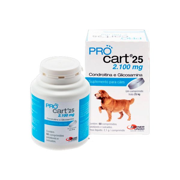 Procart 25 2.100 mg – Suplemento Articular para Perros (60 comprimidos)