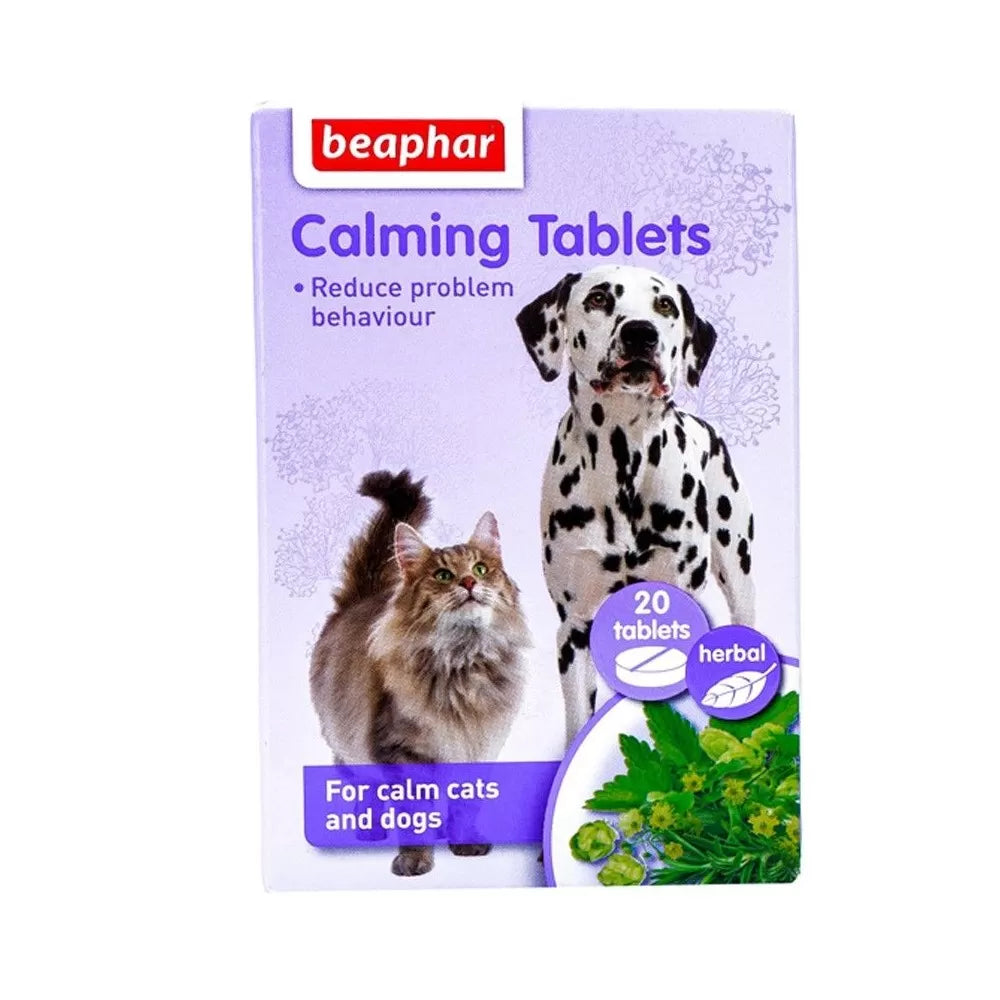 Beaphar Calming Tabletas para Perros y Gatos - 20 tabletas