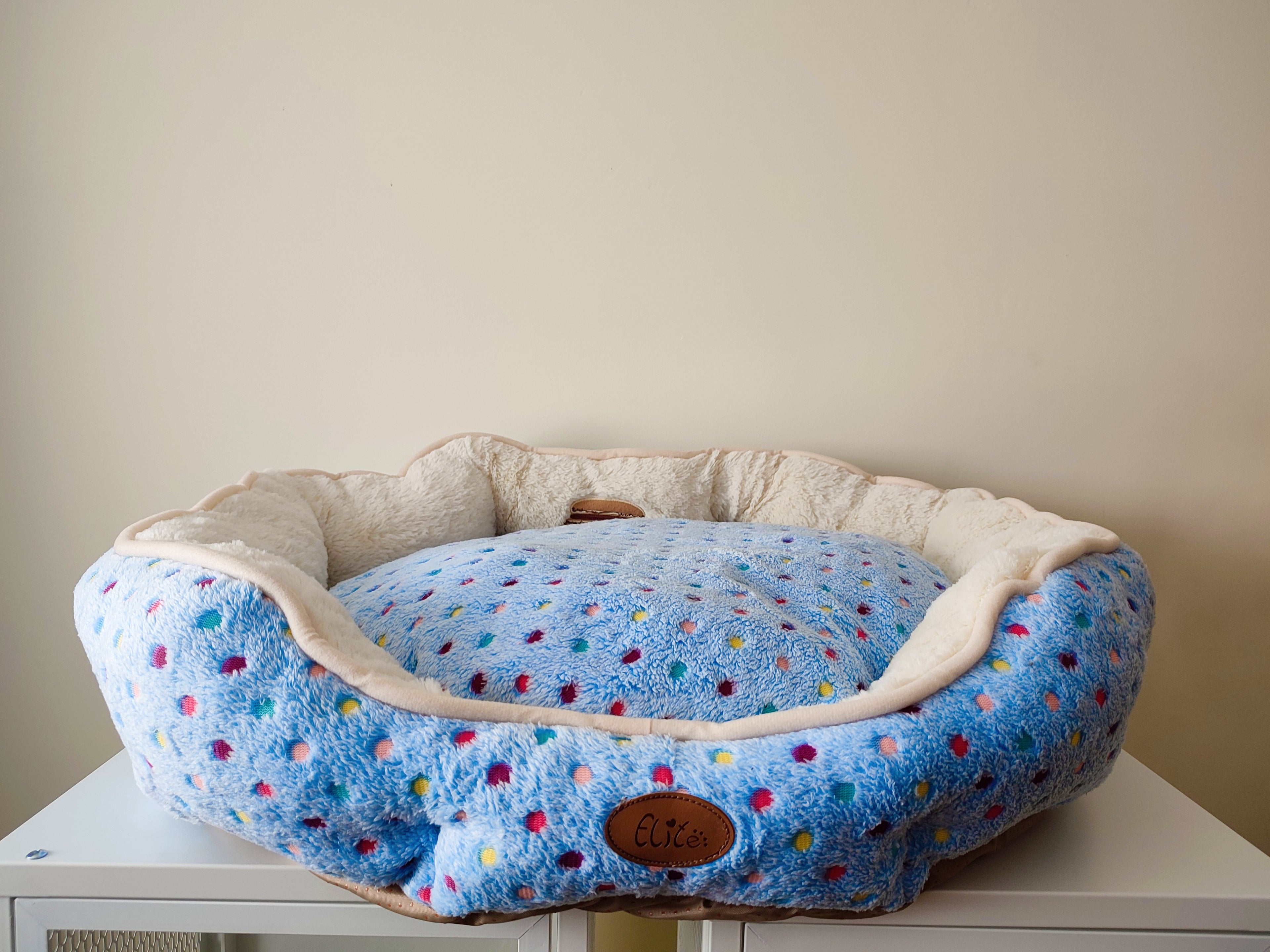 Cama Puntos Celeste Mediana - VFP