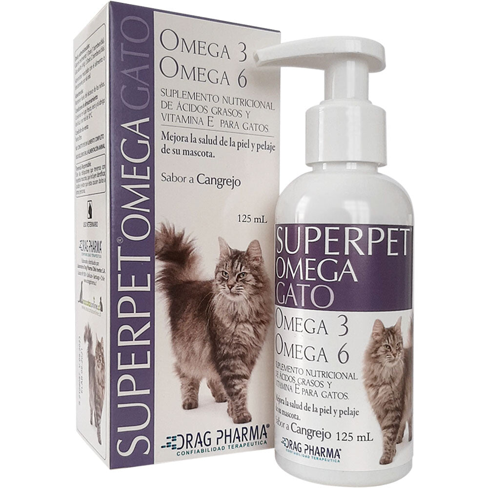 Superpet Omega Gatos – Suplemento Nutricional para Gatos