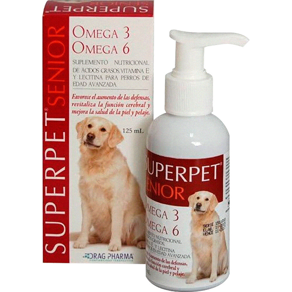 Superpet Omega Perro Senior – Suplemento Nutricional para Perros Seniors