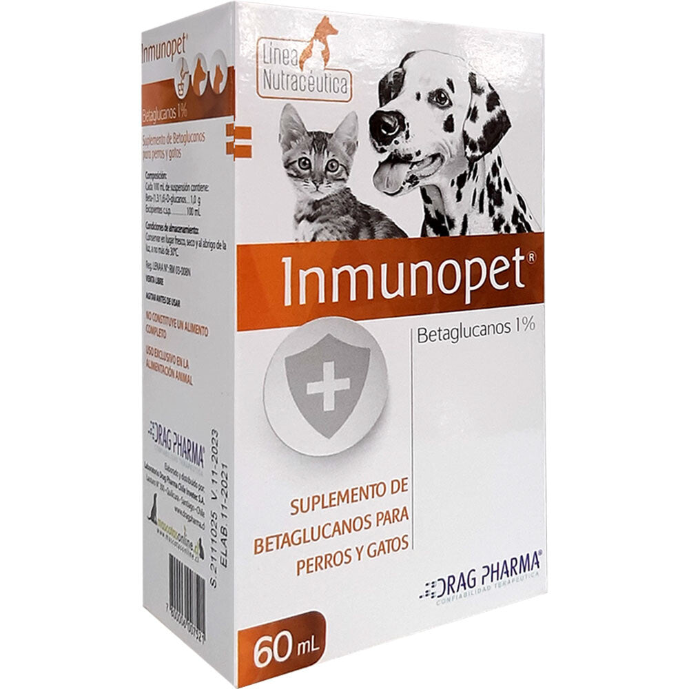 Inmunopet – Suplemento Natural Inmunomodulador para Perros y Gatos (60 ml)