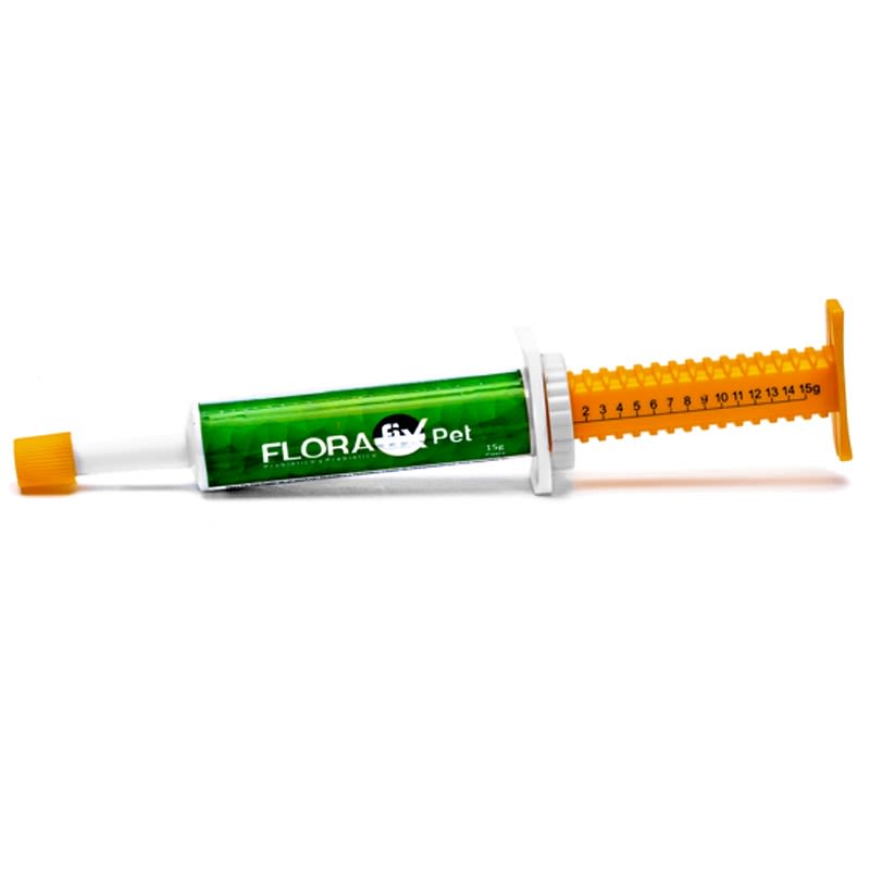 Florafix Pet – Suplemento Probiótico y Prebiótico para Perros y Gatos (15 g)