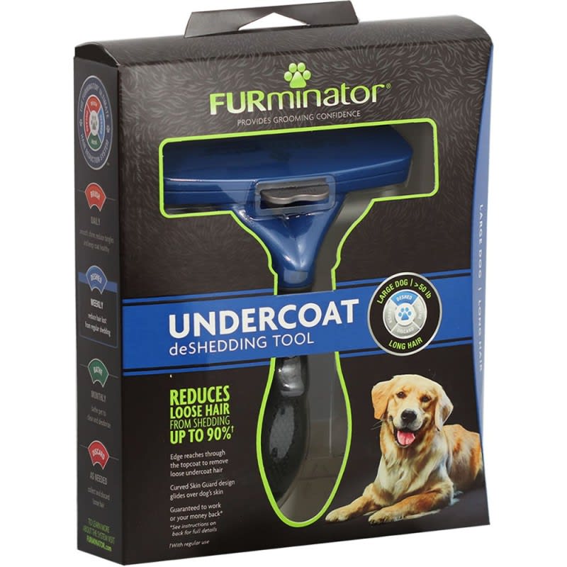 Cepillo Furminator Large Pelo Largo para Perros - Furminator