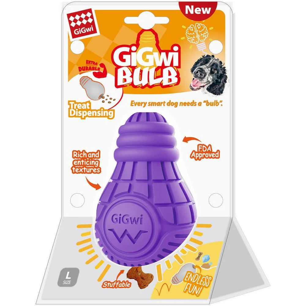 Juguete Gigwi Bulb Rubber Large para Perros
