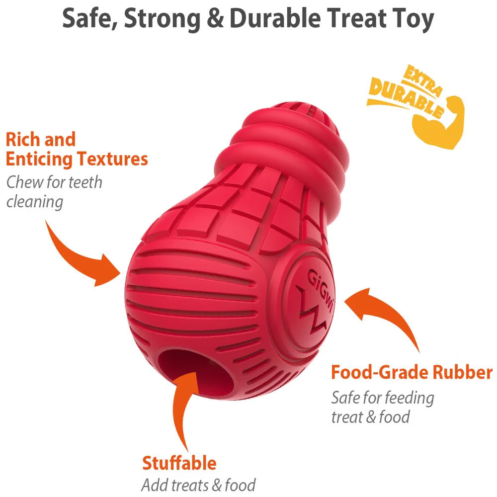 Juguete Bulb Rubber Gigwi Medium para Perros