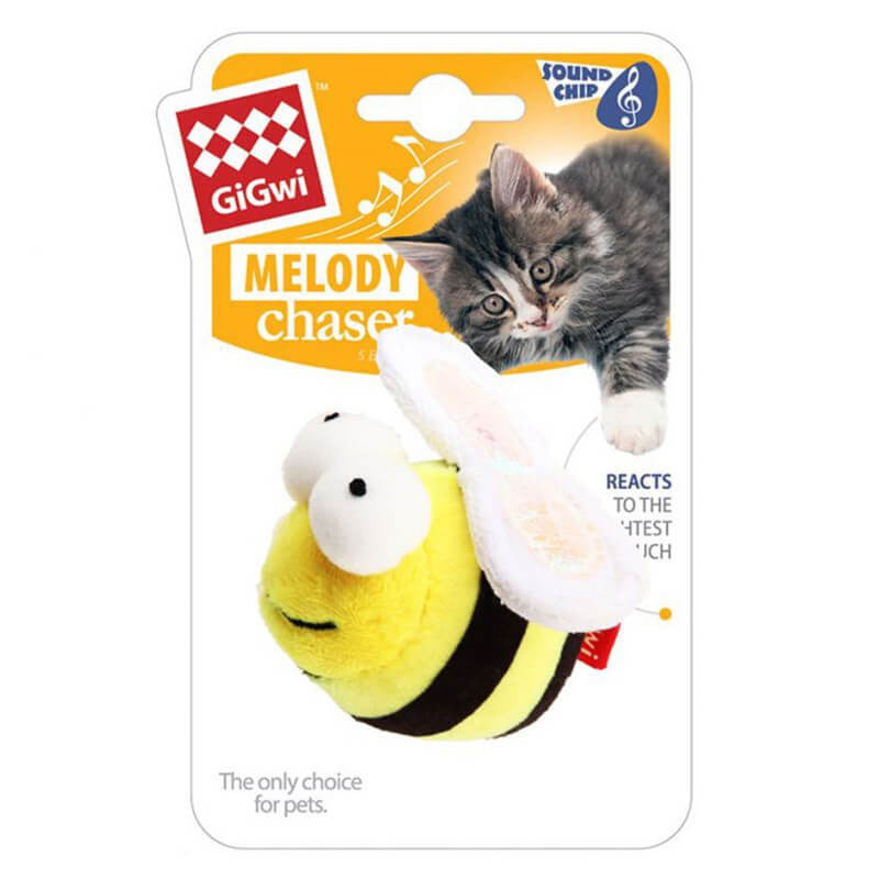 Juguete Interactivo Melody Abeja Gigwi para Gatos