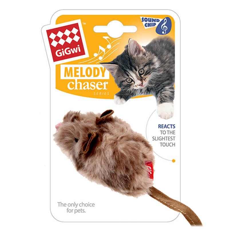 Juguete Interactivo Melody Raton Gigwi para Gatos
