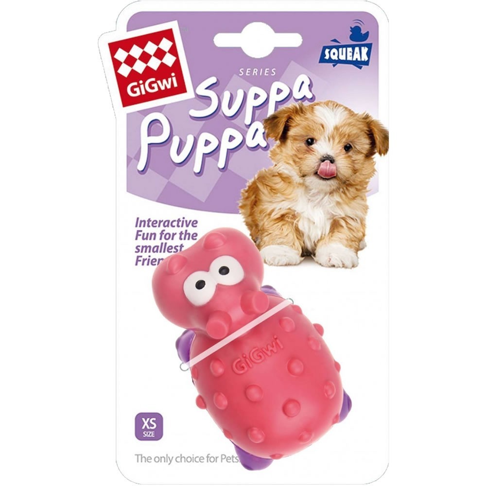 Juguete Suppa Puppa Hipopotamo Gigwi para Cachorros