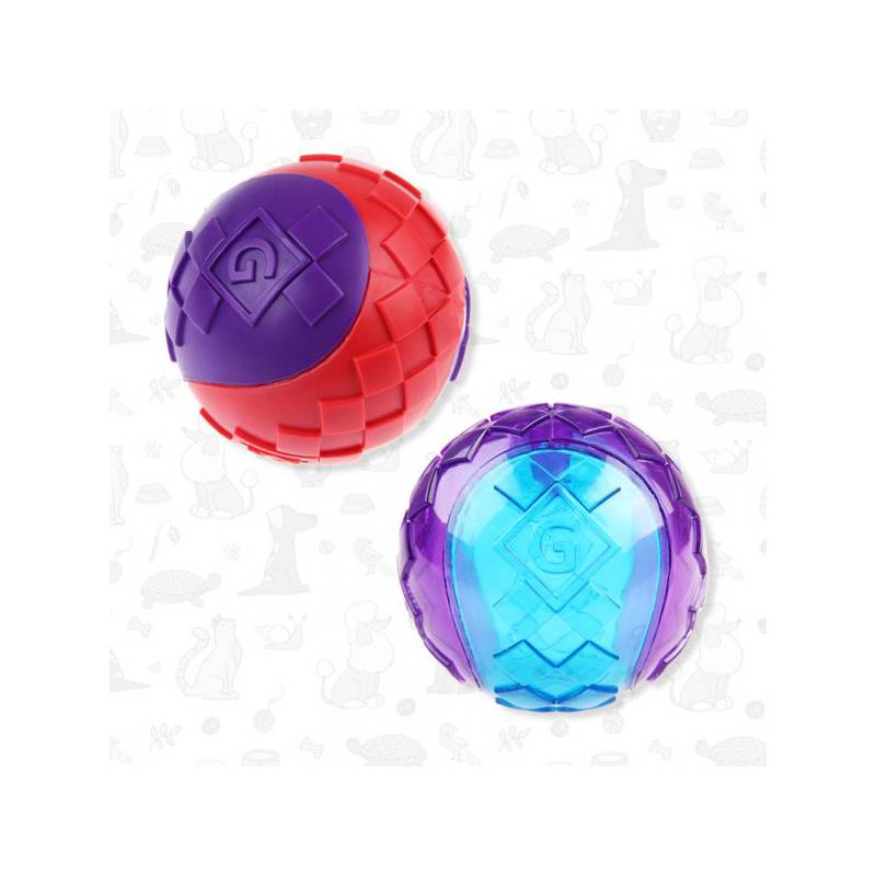 Pack Pelota 'Squeaker' Medium 2 unidades - Gigwi
