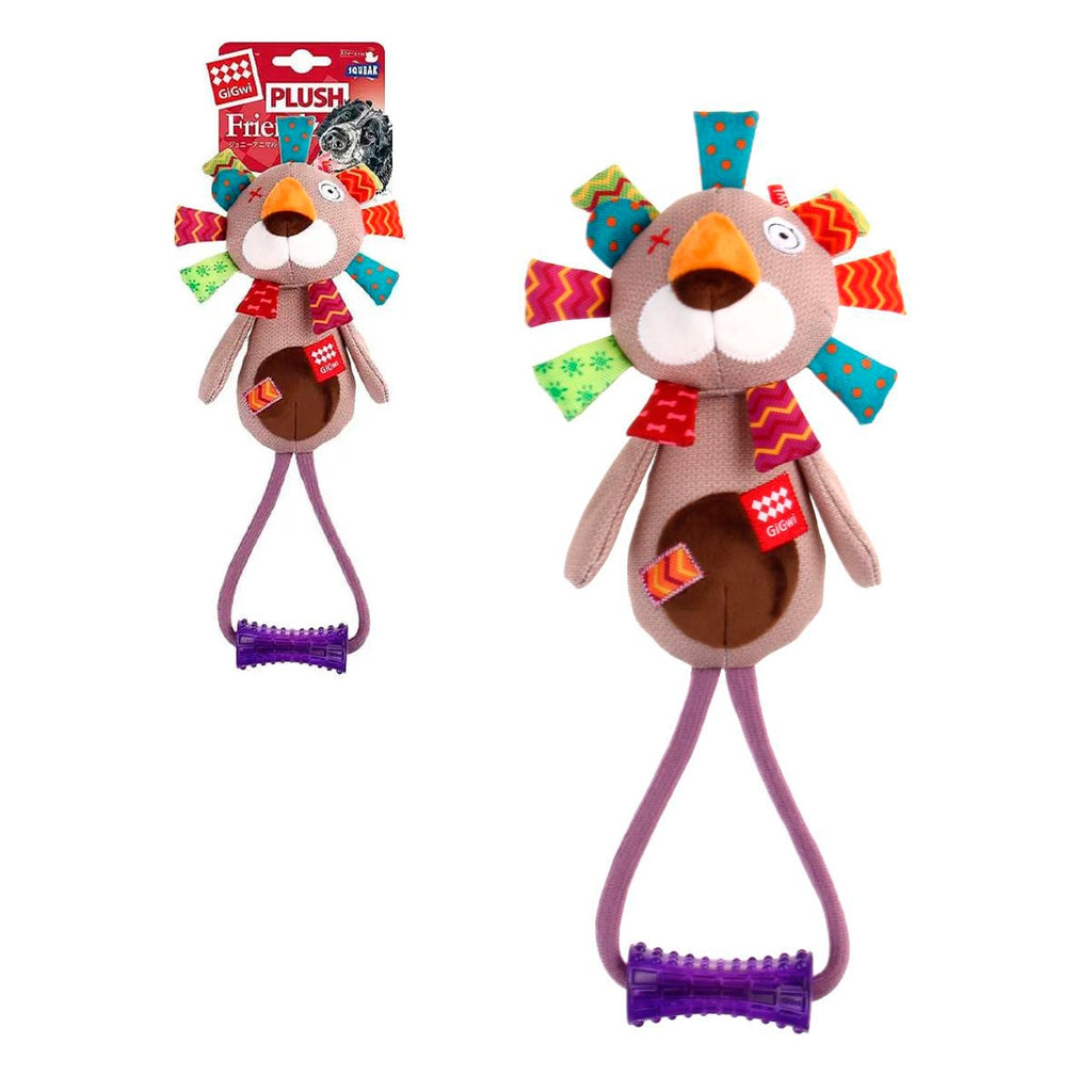 Peluche Leon "Plush Friendz" con Stick – GiGwi
