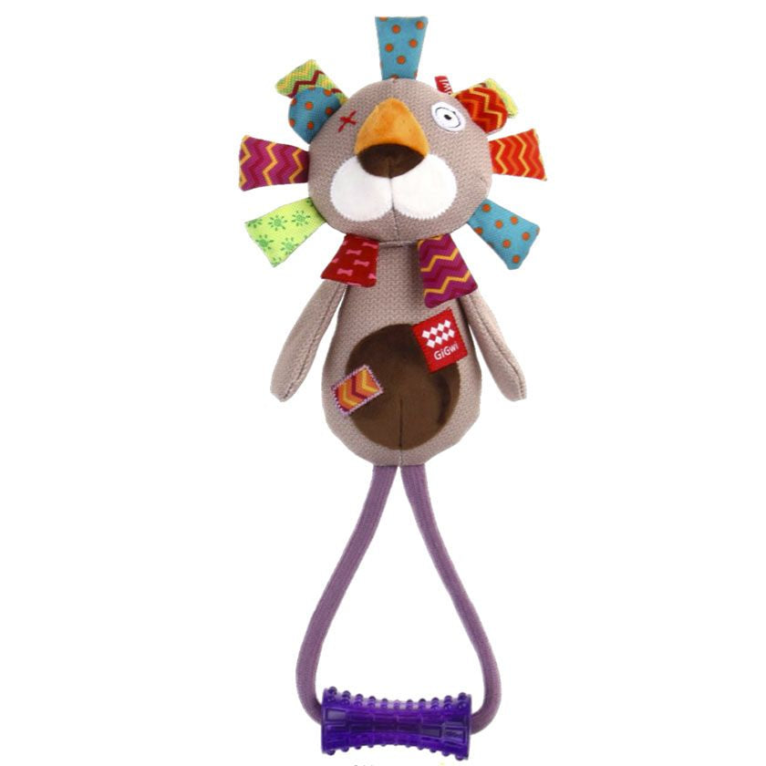 Peluche Leon "Plush Friendz" con Stick – GiGwi