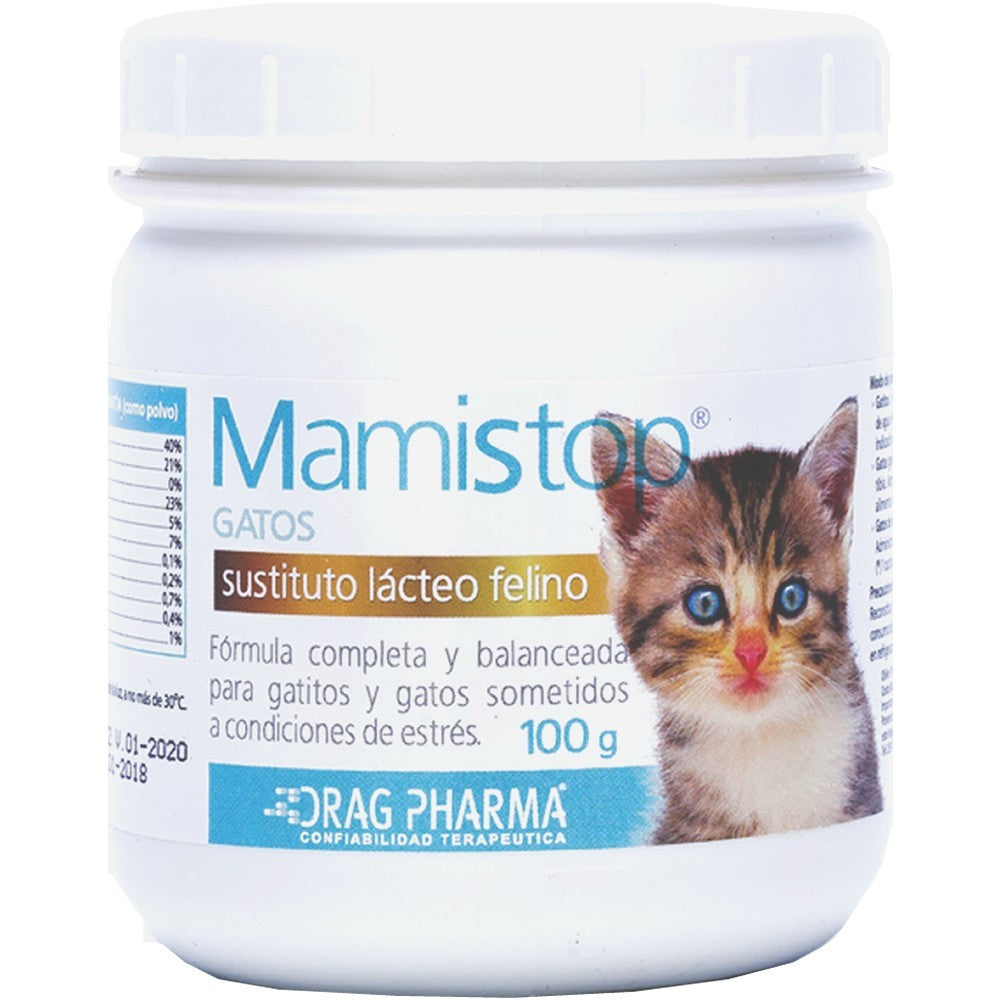 Mamistop Gato – Sustituto Lácteo Felino (100 g)