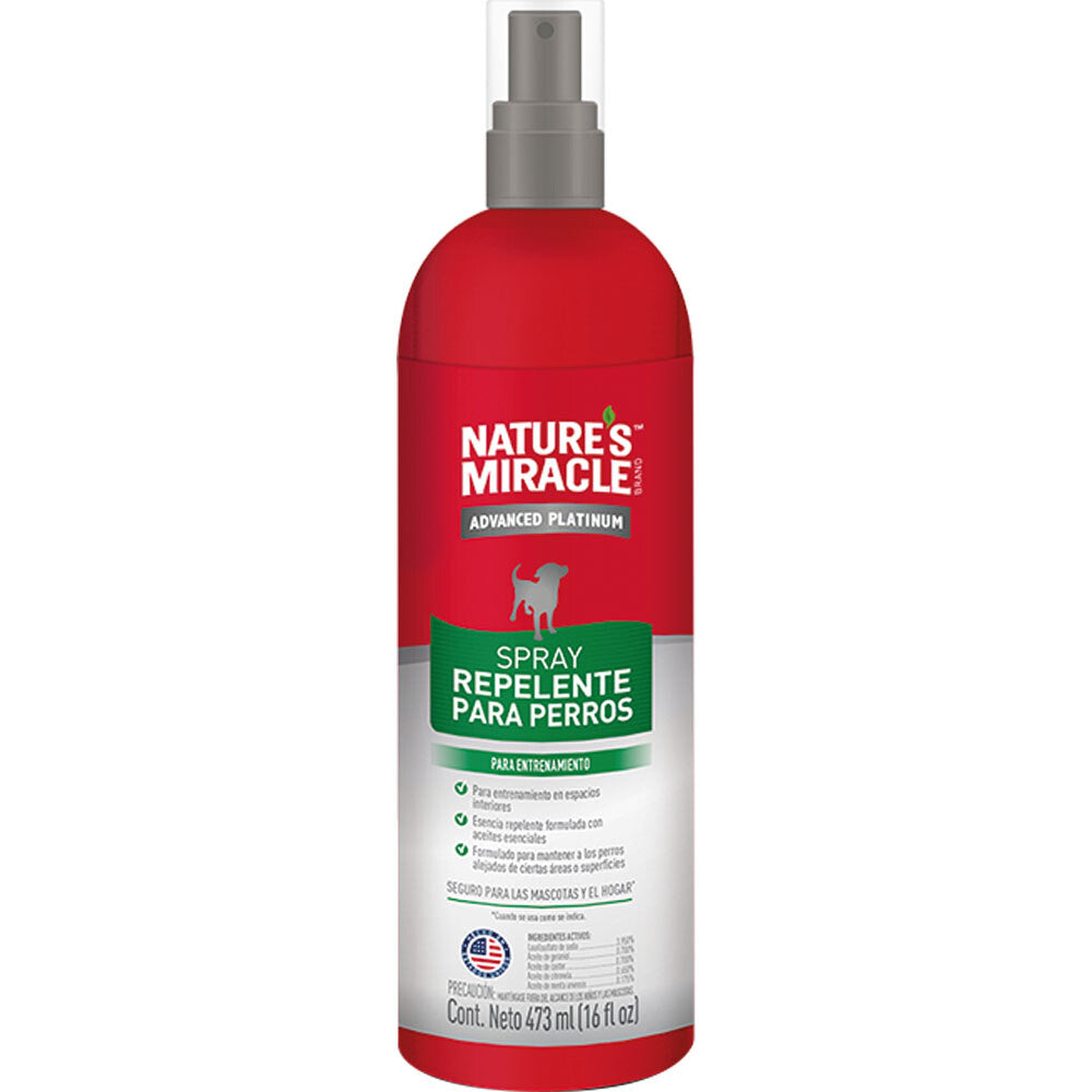 Spray Repelente Pet Block para Perros Nature's Miracle – 473 ml