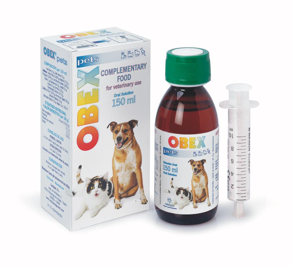 Obex Pets – Suplemento Nutricional para Control de Peso en Perros y Gatos (150 ml)