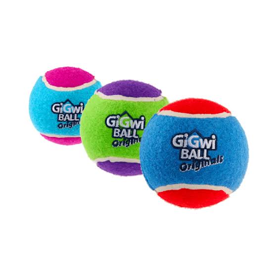 Pack Pelota Tennis Ball 3 unidades Tamaño Medium - Gigwi