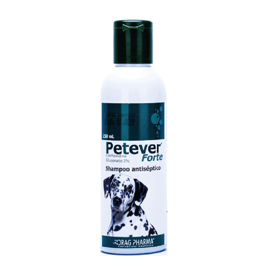 Petever Forte Shampoo – Shampoo Antiséptico para Perros (150 ml)