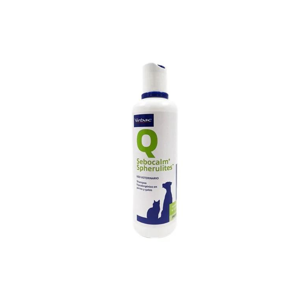 Shampoo Virbac Sebocalm para Perros y Gatos – 250 ml