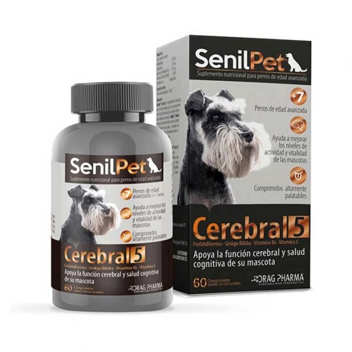 SenilPet Cerebral 5 – Suplemento Nutricional (60 comprimidos)