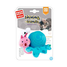 Jueguete Caracol con Luz LED y Catnip Gigwi