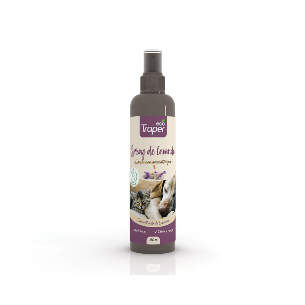 Spray de Lavanda Eco Traper – Loción Aromática para Perros y Gatos (250 ml)