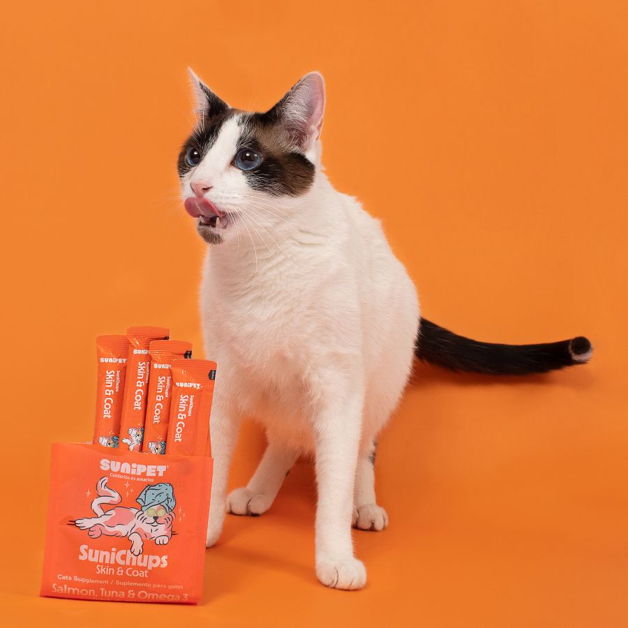 Snack SuniChups Piel & Pelaje para Gatos - Sunipet