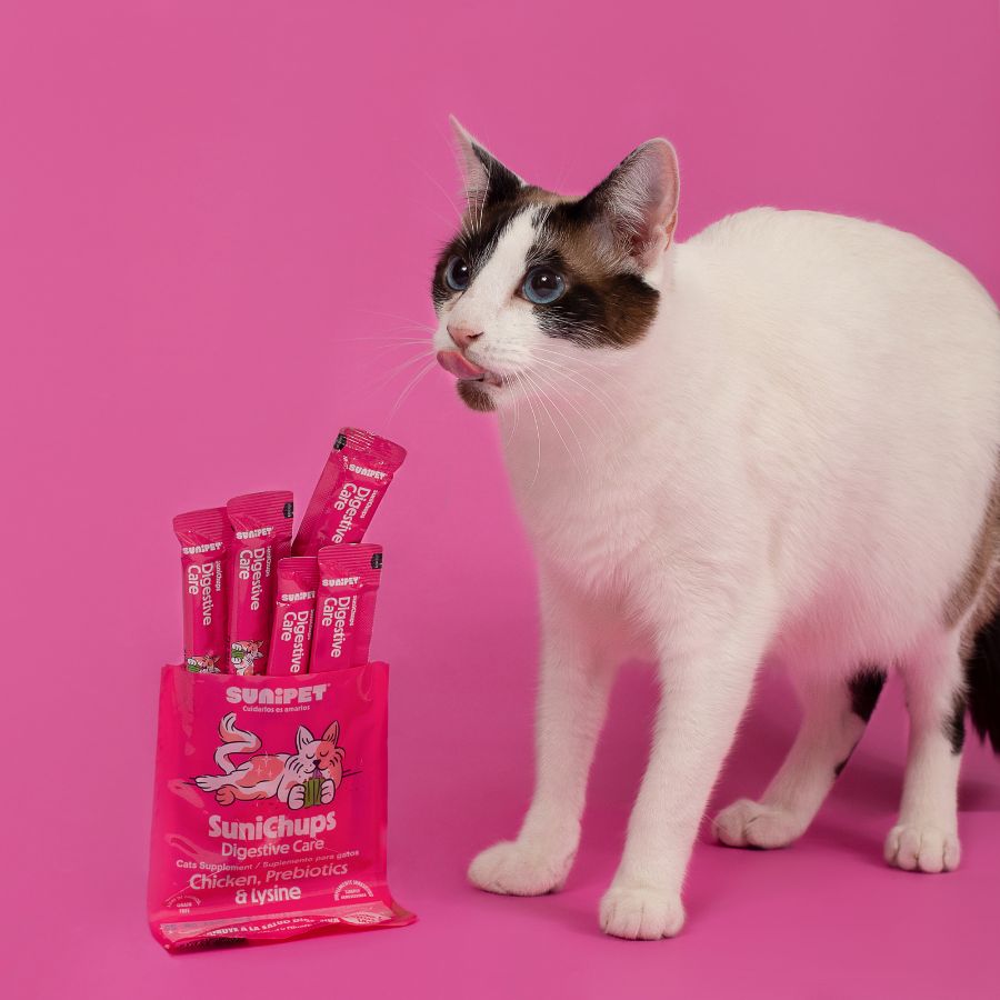 Snack SuniChups Cuidado Digestivo para Gatos - Sunipet