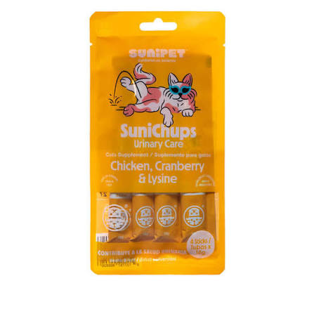 Snack SuniChups Cuidado Urinario para Gatos - Sunipet
